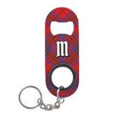 Clan Leslie Red Tartan Mini Flessenopener (Voorkant)