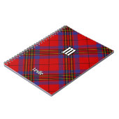 Clan Leslie Red Tartan Notitieboek (Linkerzijde)