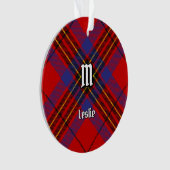Clan Leslie Red Tartan Ornament (voorkant)
