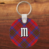Clan Leslie Red Tartan Sleutelhanger (Voorkant)