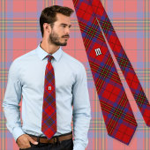 Clan Leslie Red Tartan Stropdas