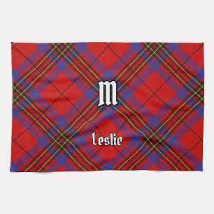Clan Leslie Red Tartan Theedoek