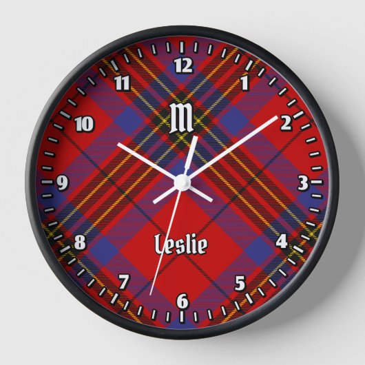 Clan Leslie Rood Tartan (Voorkant)