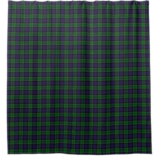 Clan Leslie Scottish Hunting Tartan Douchegordijn (Voorkant)