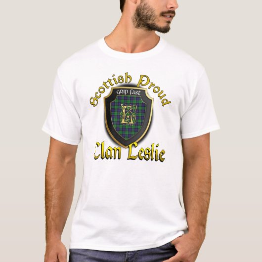 Clan Leslie Scottish Proud Shirten T-shirt (Voorkant)