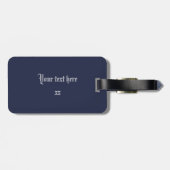 Clan Leslie Tartan & Crest Bagage Label (Achterkant horizontaal)