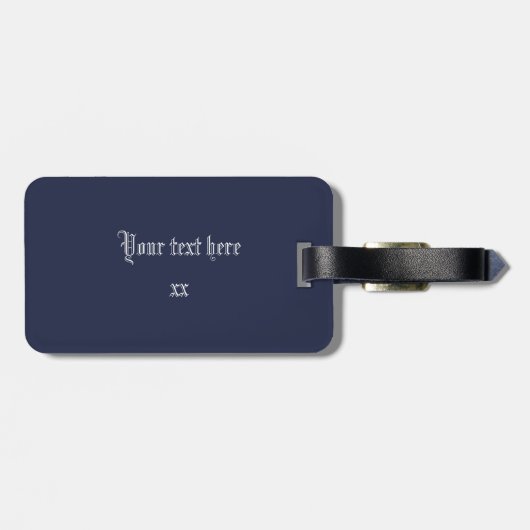 Clan Leslie Tartan & Crest Bagagelabel (Achterkant horizontaal)