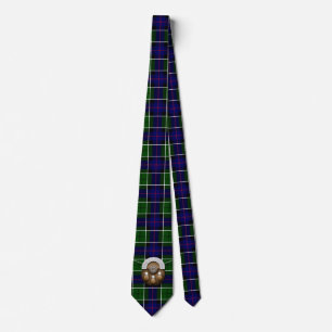 Clan Leslie Tartan en Sporran Stropdas