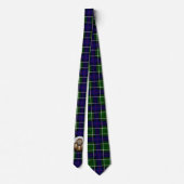 Clan Leslie Tartan en Sporran Stropdas (Achterkant)