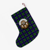 Clan Leslie Tartan Kleine Kerstsok (Achterkant (Hangend))