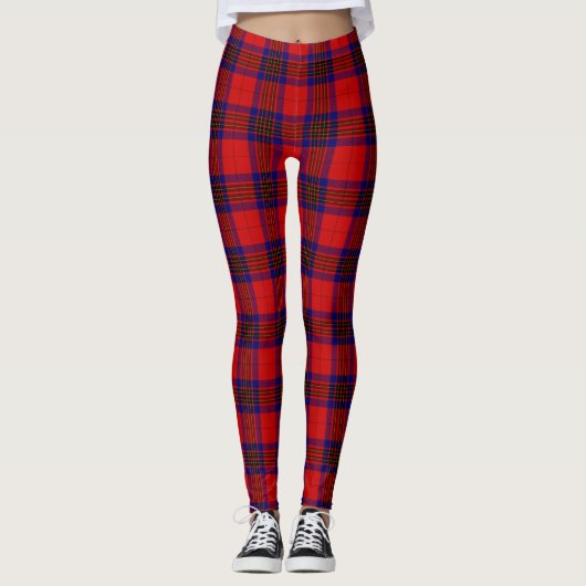 Clan Leslie Tartan Leggings (Voorkant)