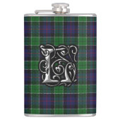 Clan Leslie Tartan Old Scotland fles Heupfles (Voorkant)