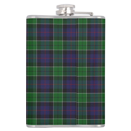 Clan Leslie Tartan Old Scotland fles Heupfles (Achterkant)