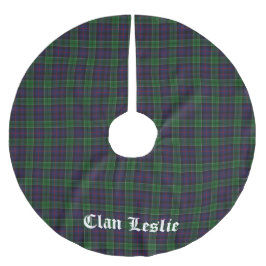 Clan Leslie Tartan Pset Kerstboom Rok