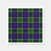 Clan Leslie Tartan Servetten (Voorkant)