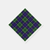 Clan Leslie Tartan Servetten (Hoek)