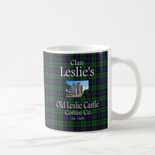 Clan Leslie's Old Leslie Castle Coffee Co. Koffiemok (Rechts)