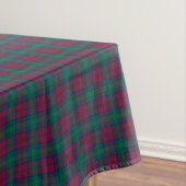 Clan Lindsay Maroon en Groene Schotse Tartan Tafelkleed (Voorbeeld)