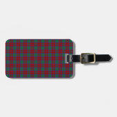 Clan Lindsay Tartan Bagagelabel (Voorkant horizontaal)