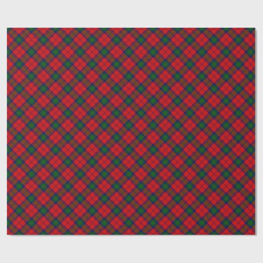 Clan Lindsay Tartan Cadeaupapier (Vlak)