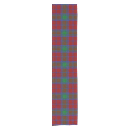 Clan Lindsay Tartan Korte Tafelloper (Voorkant)
