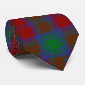 Clan Lindsay Tartan Stropdas (Opgerold)