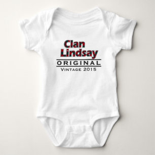 Clan Lindsay Vintage past je geboortejaar aan Romper