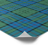 Clan Lockhart Tartan - Digitaal downloaden Poster (Hoek)