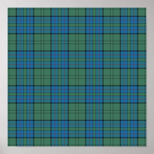 Clan Lockhart Tartan - Digitaal downloaden Poster (Voorkant)