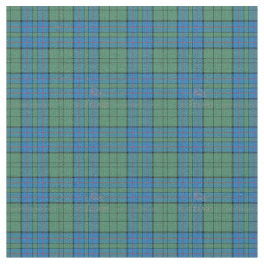 Clan Lockhart Tartan Pset Stof (Close Up)