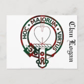 Clan Logan Crest Badge Briefkaart (Voorkant)