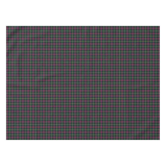 Clan Logan Navy Blauw en Groen Schots Tartan Tafelkleed (Voorkant (Horizontaal))