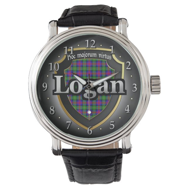 Clan Logan Scotland Celebration Watch Horloge (Voorkant)