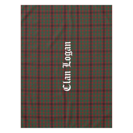 Clan Logan Tartan Tablecloth Tafelkleed (Voorkant)