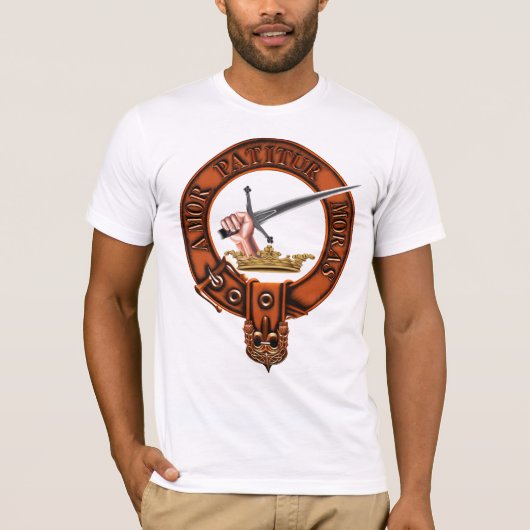 Clan Lumsden Crest en Targe T-shirt (Voorkant)