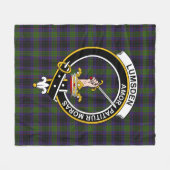 Clan Lumsden Hunting Tartan Pset Fleece Deken (Voorkant (Horizontaal))