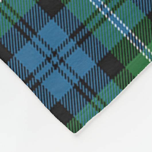 Clan Lyon Hunting Tartan Pset Fleece Deken (Hoek)