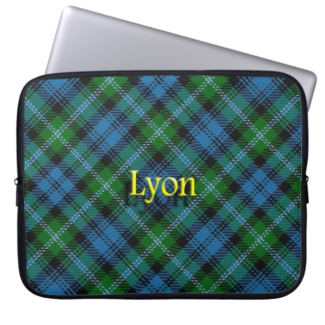 Clan Lyon Schots Laptop Sleeve (Voorkant)