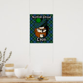 Clan Lyon Scottish Tartan Poster (Keuken)