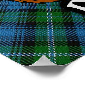 Clan Lyon Scottish Tartan Poster (Hoek)