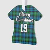 Clan Lyon Tartan Kersttrui Ornament (voorkant)