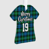 Clan Lyon Tartan Kersttrui Ornament (voorkant)