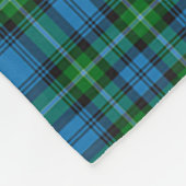 Clan Lyon Tartan Pset Fleece Deken (Hoek)