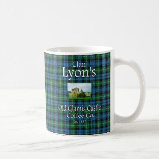 Clan Lyon's Oude Glamis Castle Coffee Co. Koffiemok (Rechts)
