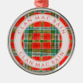CLAN MAC BAIN Premium Round Ornament (Voorkant)