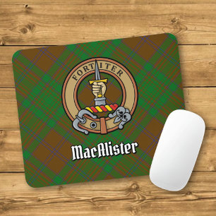 Clan MacAlister Crest over de jacht op Glenbarr Ta Muismat