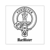 Clan MacAlister Crest Rubber Stamp Rubberstempel (Afrduk)
