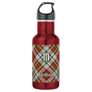 Clan MacAlister Dress Tartan Stalen Waterfles