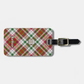 Clan MacAlister Jurk Tartan Bagagelabel (Voorkant horizontaal)