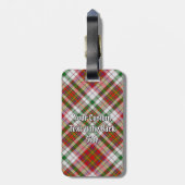Clan MacAlister Jurk Tartan Bagagelabel (Achterkant verticaal)